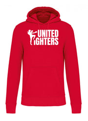 Sweatshirt UNITED FIGHTER'S Print Blanc